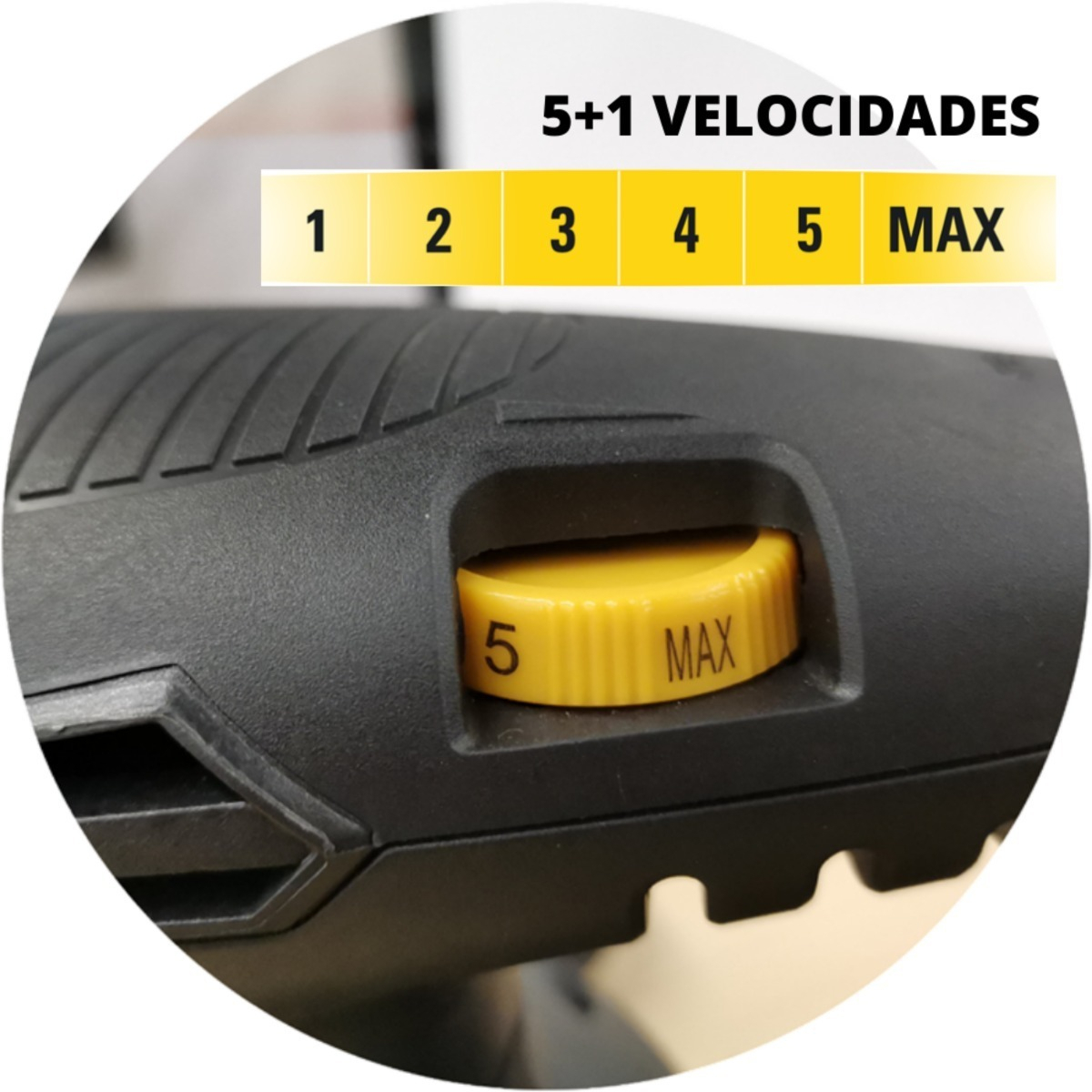 Lijadora Orbital Profesional 400w 14000rpm Dx461 Caterpillar Color Negro - Imagen 5