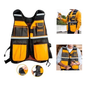 Chaleco Para Herramientas Multiuso Ingco Htvt0901 - Tyt