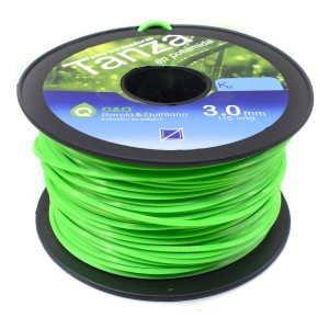 Tanza Bordeadora Cuadrada 3mm 100m Uruguay Color Verde Lima