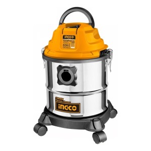 Aspiradora 12lt 1000w Ingco Vc12202 Color Plateado