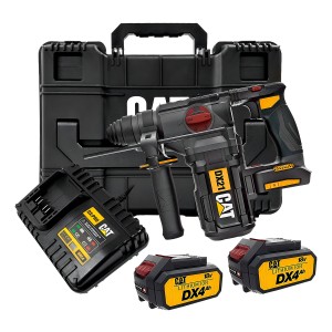 Martillo Sds Plus Brushless Cat Dx21 2.2j 5400bpm Color Negro