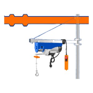 Aparejo Electrico 500kg 9mt 250kg 18mt Wadfow Weth1a01 Cantidad De Cuerdas 0 Color Naranja Y Azul Naranja/azul