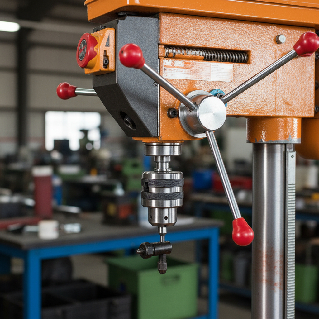 Taladro De Pie 20 Mm 3/4 750w Lusqtoff Tb-20 Naranja - Imagen 3