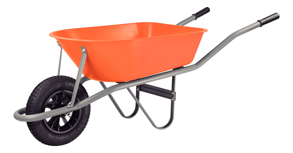 Carretilla - Cámara Naranja Neumático 77717/431-tramontina Color Naranja/negro