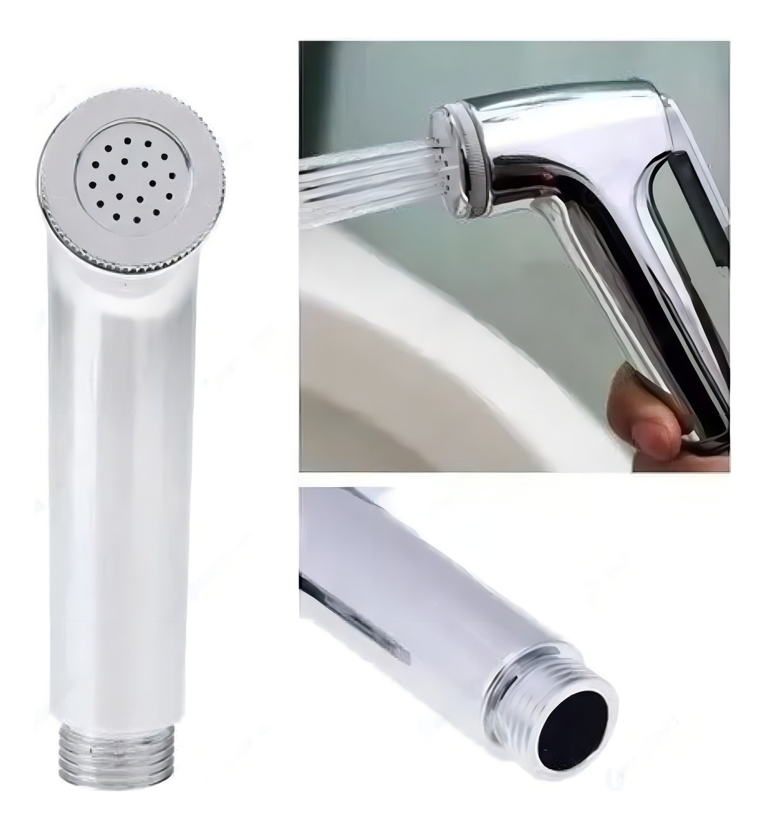 Ducha Higiénica Tipo Pistola Portátil Con Extensible P/bidet - Imagen 4