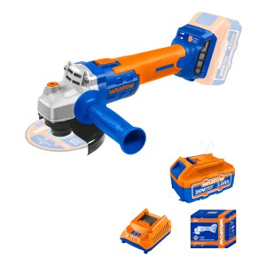 Amoladora A Bateria 20v C Bat 3amp Y Cargador Wadfow Wlapm21