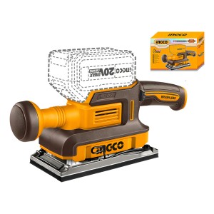 Lijadora Orbital A Batería Brushless Motor 20v P20s Color Naranja Claro