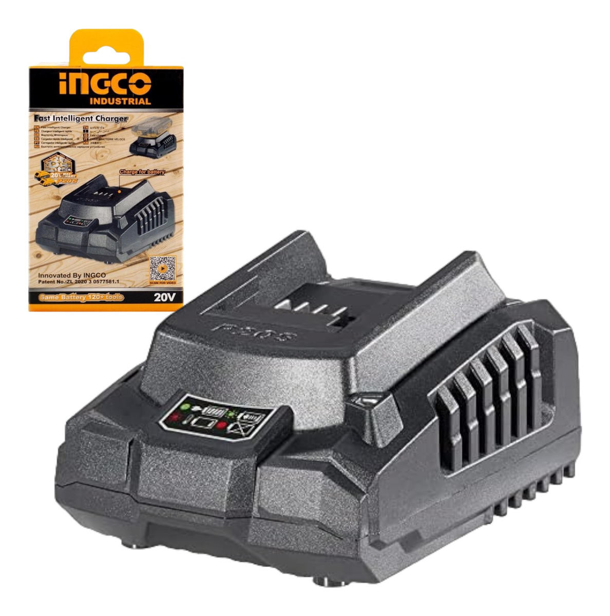 Rotomartillo Ingco Industrial 2 Bat. Y Carg Crhli202287 Color Amarillo Frecuencia 50/60hz - Imagen 5