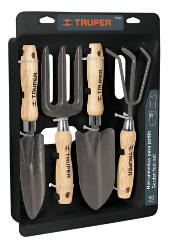 Juego Herramientas Para Jardín 4 Piezas Truper - Imagen 2
