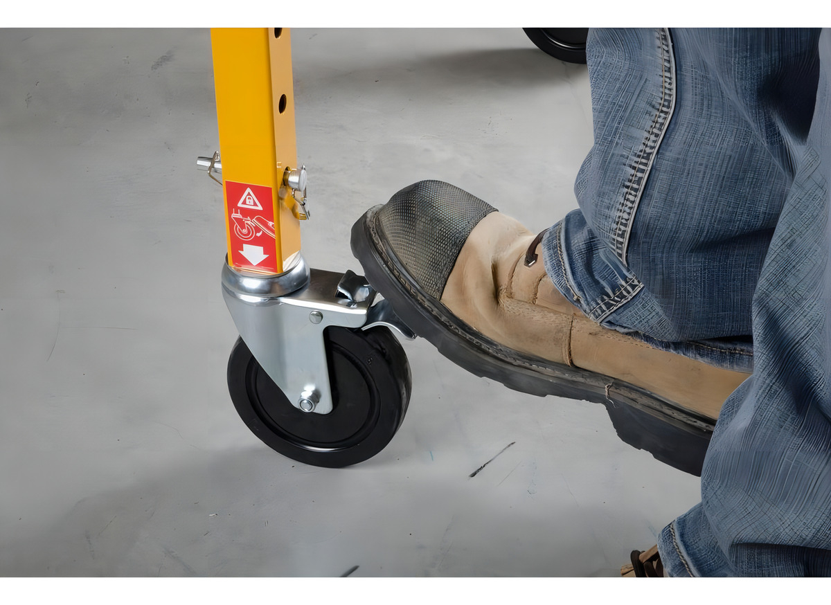 Metaltech I-c1cas5 5 - Rueda Para Jobsite Series 6 Pies, Andamio Baker, 5 Pulgadas - Imagen 3