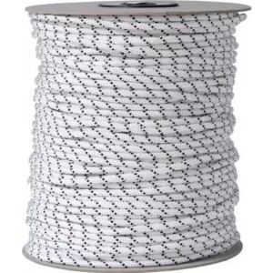 Cuerda Nautica Piola 6 Mm (100 Metros) *supercenter* Color Blanco/negro