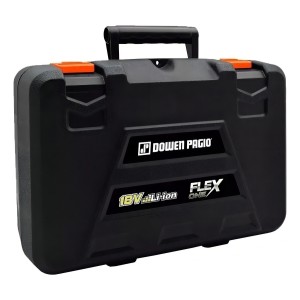 Taladro Percutor Atornillador Inalámbrico De 13mm Dowen Pagio 9993121 + 1 Batería De 2ah + Accesorio Con Maletín De Transporte 50hz