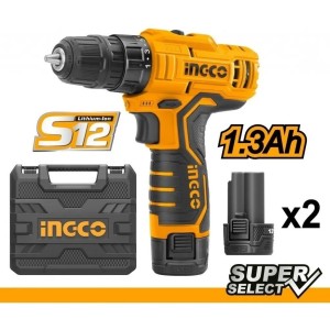 Atornillador 12v S12 Valija 2baterias Ingco Cdli12325
