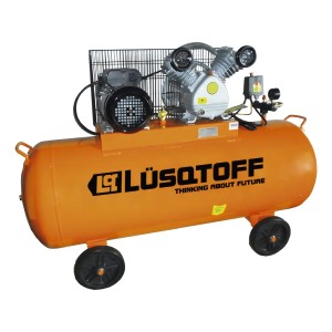 Compresor De Aire Eléctrico Lüsqtoff Lc-30200 200l 3hp Naranja Monofásica