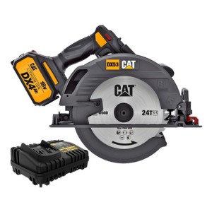 Sierra Circular Con Bateria 1400w 185mm Caterpillar Dx53b