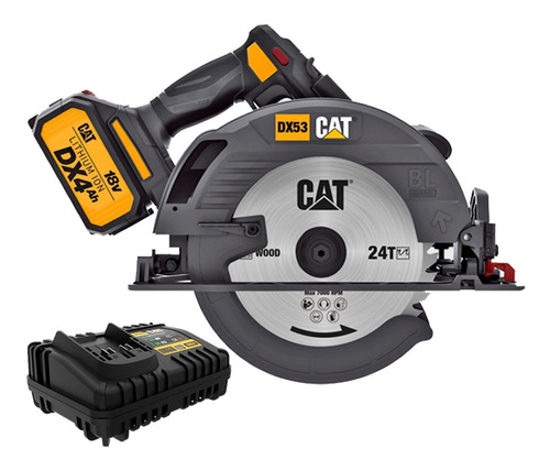 Sierra Circular Con Bateria 1400w 185mm Caterpillar Dx53b