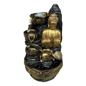 Fuentes De Agua Buda Con Luz Color Mix