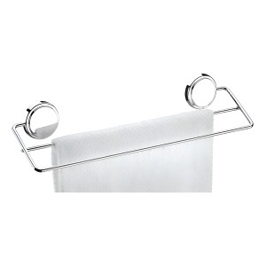 Toallero Doble De Pared Adhesivo 2 Años De 45cm Color Gris