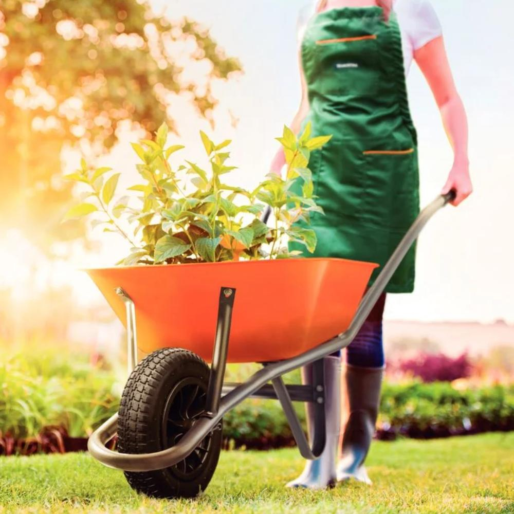 Carretilla - Cámara Naranja Neumático 77717/431-tramontina Color Naranja/negro - Imagen 4