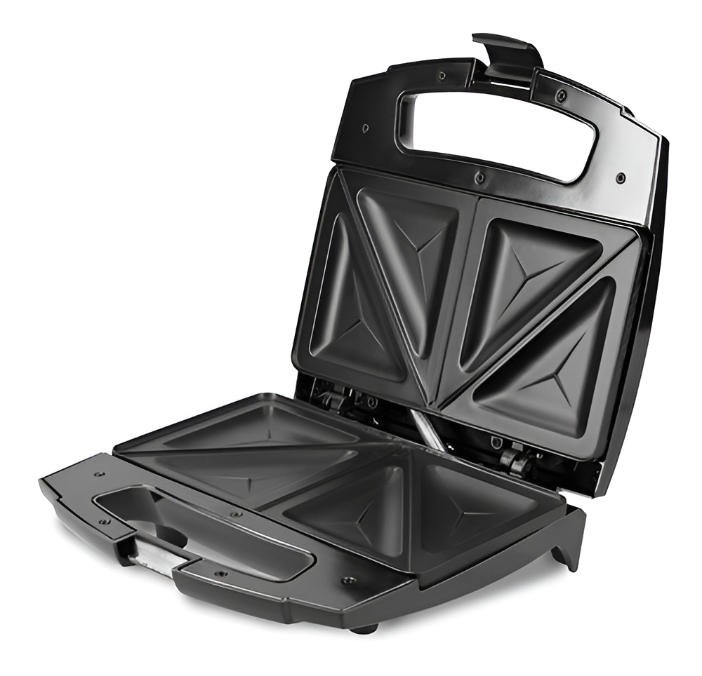 Sandwichera Electrica Tostadora Antiadherente Winco W-017 Negro - Imagen 9