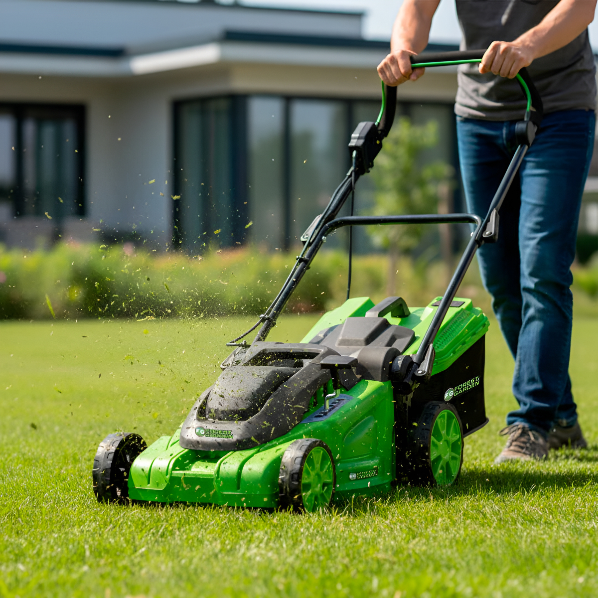 Cortacesped Eléctrica Fyg 380mm 1700w Cp638/220f Verde - Imagen 2