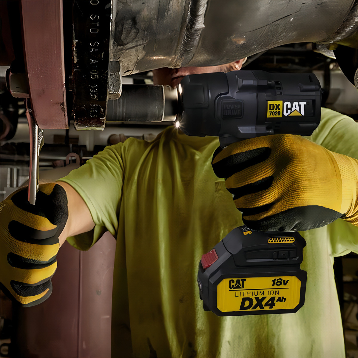 Llave Impacto Cat Dx7020 700nm 1/2 Color Negro Frecuencia 50 - Imagen 2