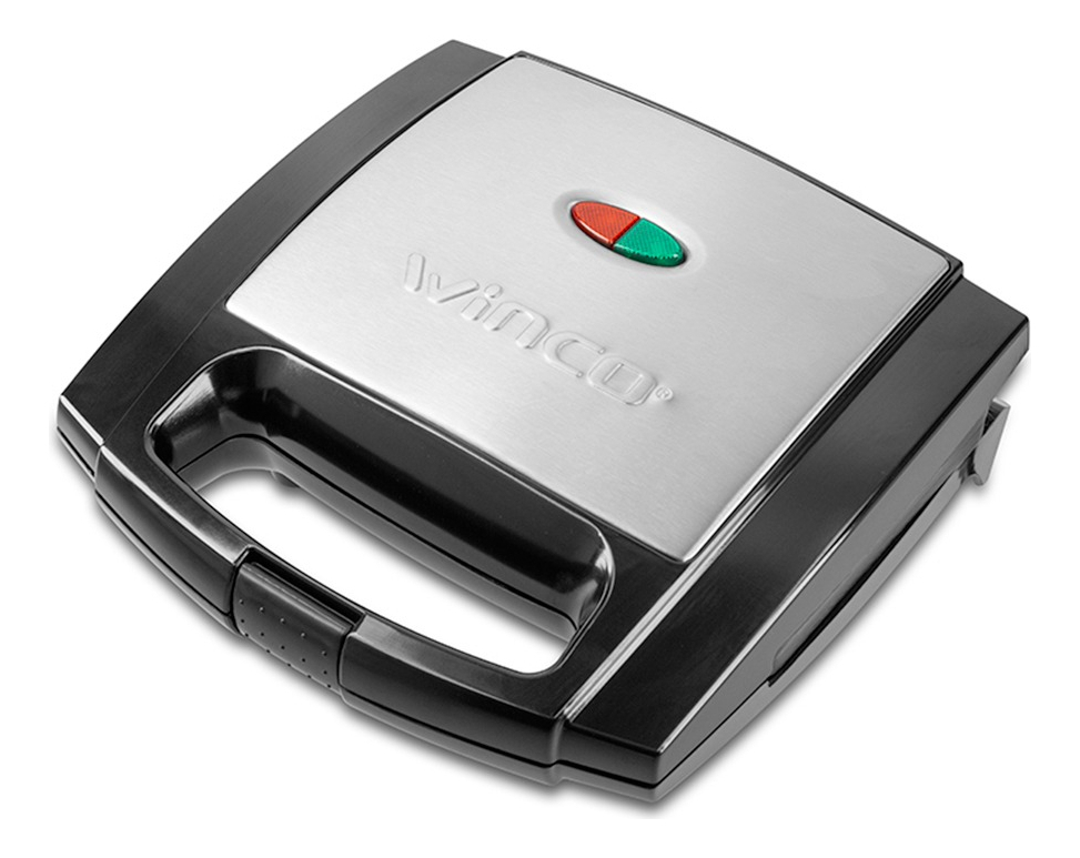 Sandwichera Electrica Tostadora Antiadherente Winco W-017 Negro - Imagen 12