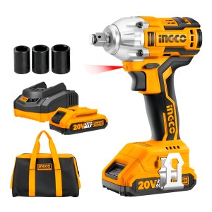 Llave De Impacto Brushless All In One Ingco Ciwli2001 Naranja