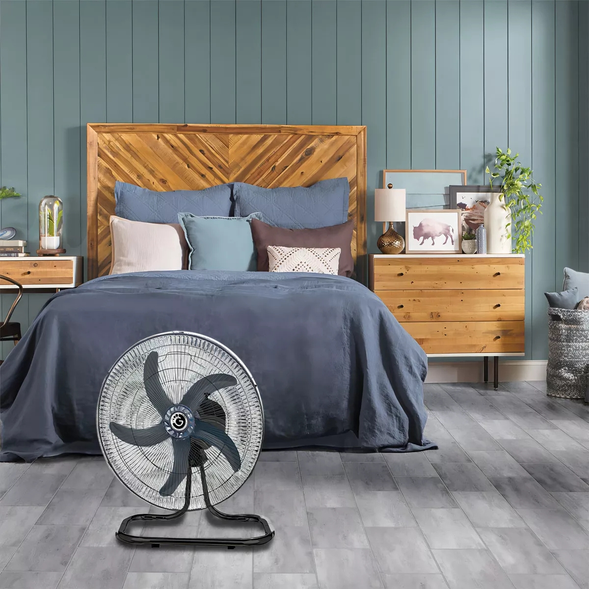 Pack X2 Ventiladores Goldtech 5 Aspas Aluminio 3 En 1 Ub - Imagen 4