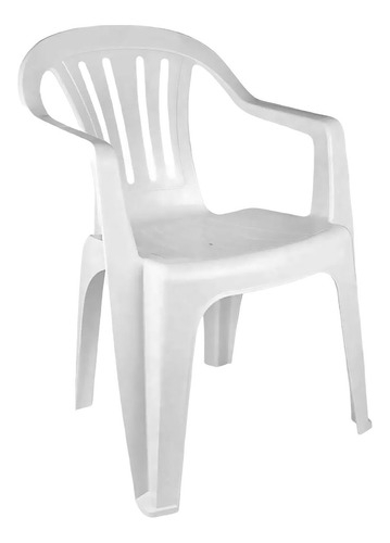 Mesa Cuadrada De 82 Cm Y 4 Sillones De Plástico De Hasta 140 Kg - Imagen 6