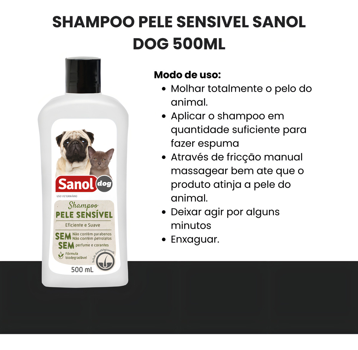 Champú Sanol Para Piel Sensible Para Perros, 500 Ml - Imagen 4