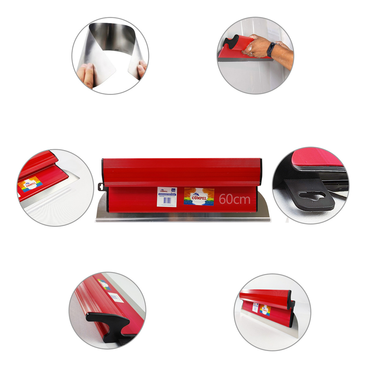 Masa Flexible De Acero Inoxidable Berox De 60 Cm