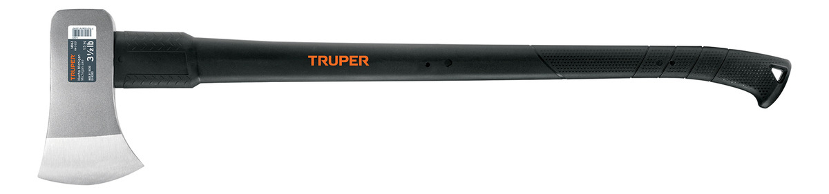 Hacha Acero Michigan 1500 Gr Mango Fibra Y Goma 85cm Truper - Imagen 7