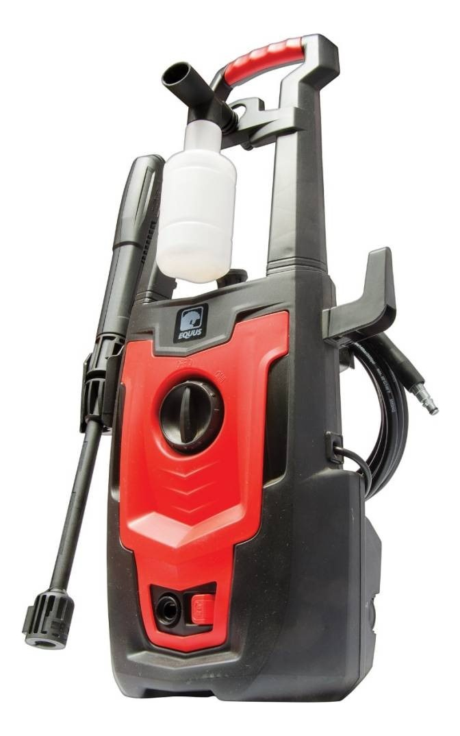 Hidrolavadora Equus 100 Bar + Manguera De Jardín 10m Ub Rojo - Imagen 2