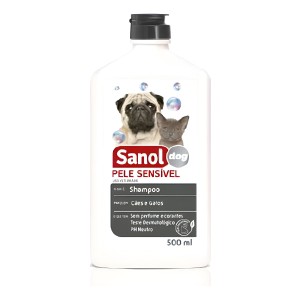 Champú Sanol Para Piel Sensible Para Perros, 500 Ml