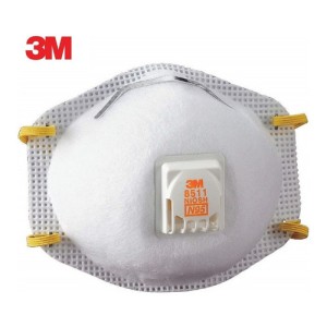 Cubreboca Mascarilla 3m 8511 N95 Con Valvula Niosh Blanco