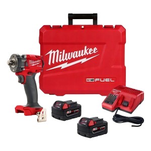 Llave De Impacto Compacta De 1/2 Milwaukee M18 Fuel 2855-259 Color Rojo