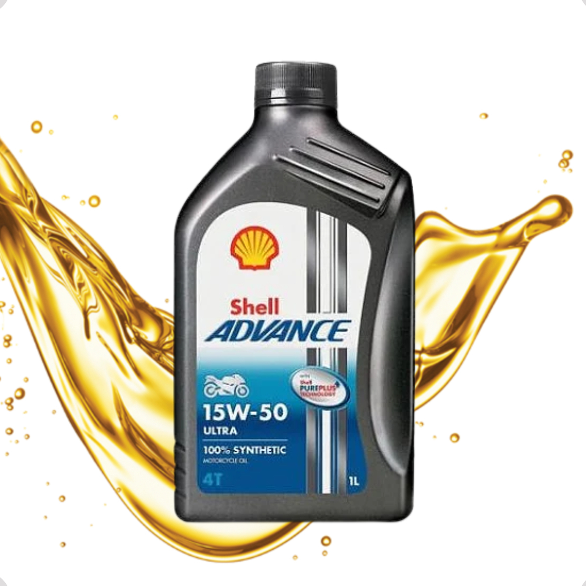 Aceite Shell 15w50 4t Advance Ax7 Semisintetico Moto - Imagen 5