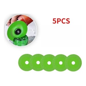 Disco De Corte Vidrio Porcelanato Cerámica Trendal 100mm 5 Unidades Green