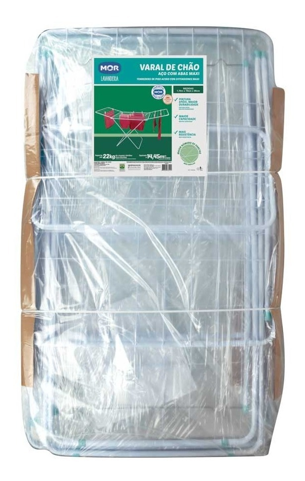 Tendedero De Suelo Big Giant Maxi, 174 Cm, Acero Blanco, Mor - Imagen 9