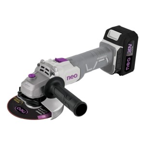 Amoladora Angular Brushless Neo Con Batería Y Cargador Gris