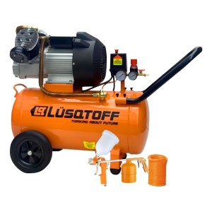 Compresor De Aire Eléctrico Portátil Lüsqtoff Lc-3550bk 50l 3.5hp Naranja 50 Hz