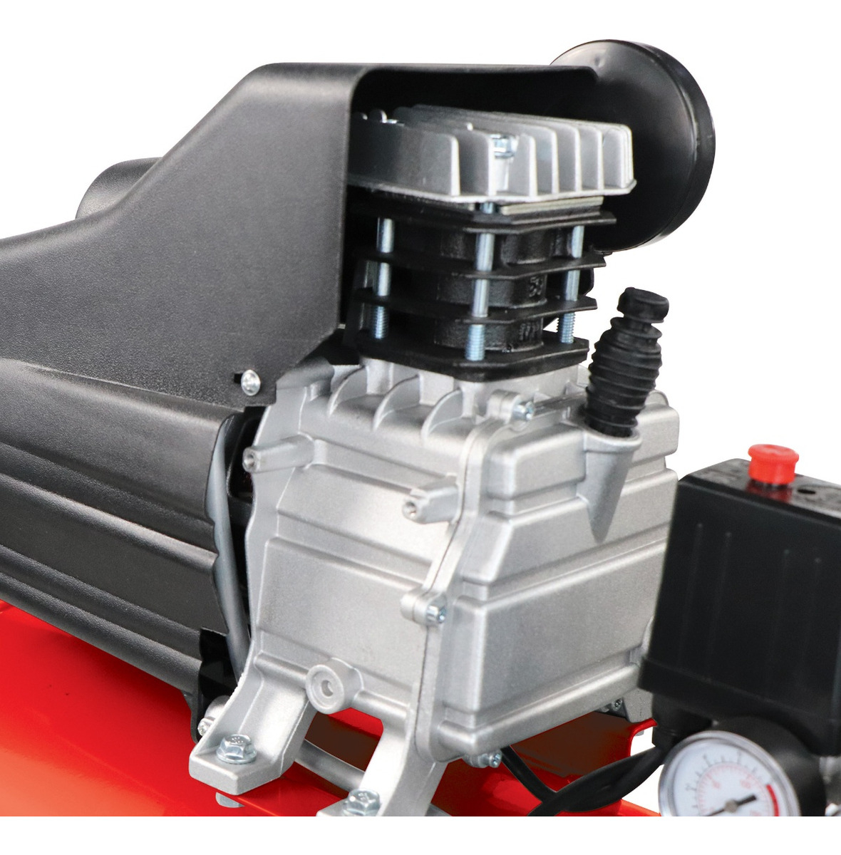 Compresor 2.5hp 50 Lts Equus Rojo - Imagen 2