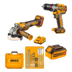 Kit Taladro Atorni Percu 96nm + Amoladora Ingco Cosli241298