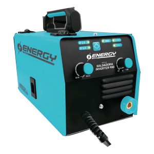 Soldadora Mig 160a Sin Gas Energy Alambre 1kg Monofásica Celeste