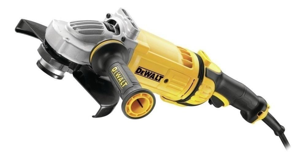Amoladora Angular Dewalt Dwe4559 De 50 hz/60 hz Color Amarillo 2.4 kw 220 v + Accesorio - Imagen 2