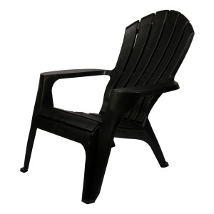 Sillón De Jardín Exterior En Resina Apilable Negro