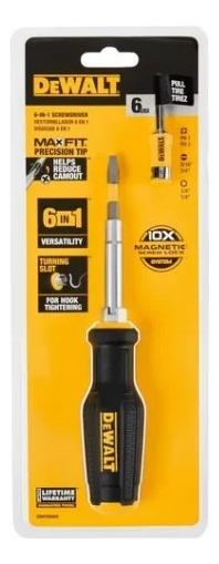 Destornillador Dewalt Dwht66569 Multiples Puntas 6 En 1 - Imagen 2