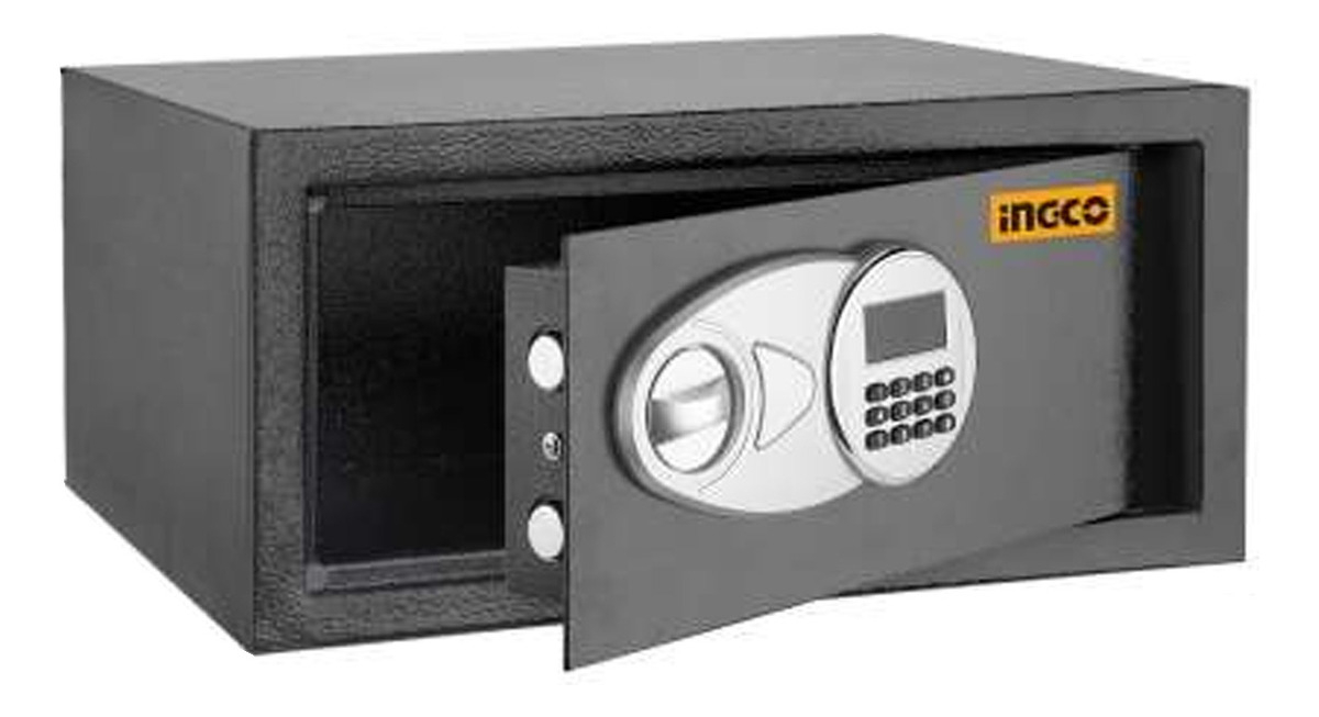 Caja Fuerte Digital 27lt Ingco Esf3502 Negro