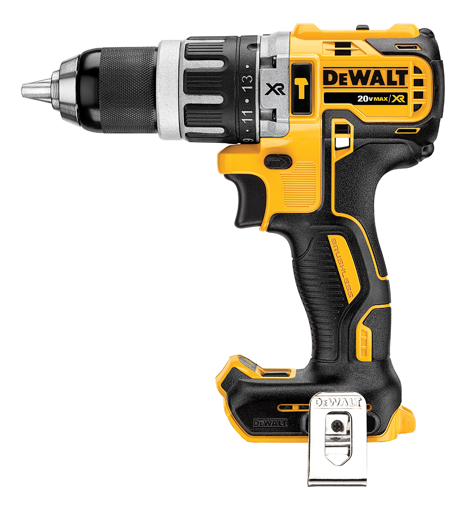Taladro Percutor Atornillador Inalámbrico De 13mm Dewalt Dcd796 + 0 Baterías De 0mah + Accesorio Con Caja De Cartón Amarillo/negro